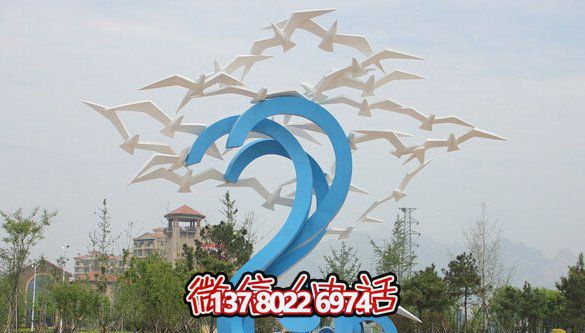 玻璃鋼公園創(chuàng )意個(gè)性放飛的鴿子雕塑 玻璃鋼公園創(chuàng )意個(gè)性放飛的鴿子雕塑