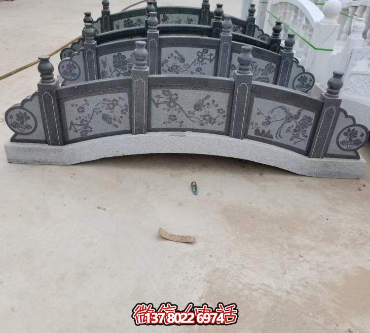 青石石雕戶(hù)外園林景觀(guān)浮雕石拱橋雕塑
