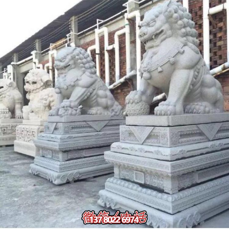 庭院企業(yè)石雕園林大型鎮宅招財神獸雕塑