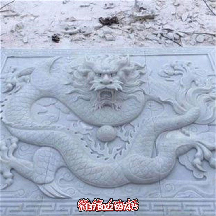 景區戶(hù)外園林浮雕龍壁畫(huà)擺件