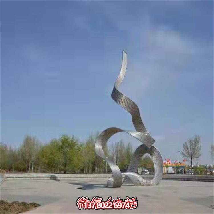 園林景觀(guān)廣場(chǎng)不銹鋼異性景觀(guān)雕塑