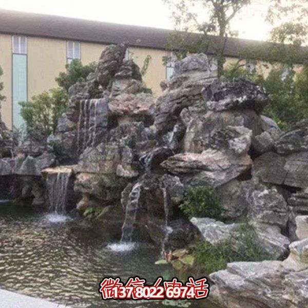 公園庭院景色點(diǎn)綴裝飾假山景觀(guān)大英石