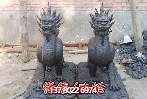 麒麟雕塑-不銹鋼仿銅創(chuàng )意景觀(guān)神獸麒麟雕塑 麒麟雕塑-不銹鋼仿銅創(chuàng )意景觀(guān)神獸麒麟雕塑