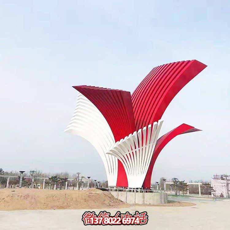 戶(hù)外廣場(chǎng)大型幾何抽象創(chuàng  )意園林景觀(guān)動(dòng)物雕塑