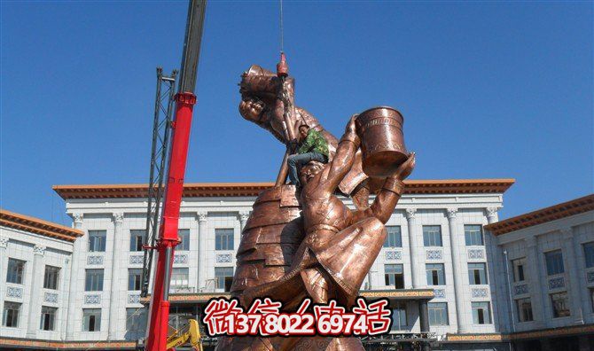 廣場(chǎng)美女跳舞景觀(guān)玻璃鋼仿銅雕塑 廣場(chǎng)美女跳舞景觀(guān)玻璃鋼仿銅雕塑