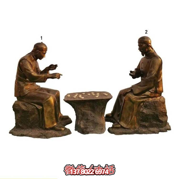 民俗小品銅雕城市街道創(chuàng  )意人物景觀(guān)雕塑