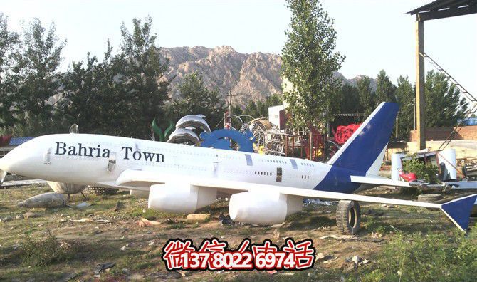 公園草坪創(chuàng )意彩繪玻璃鋼工藝品飛機雕塑 公園草坪創(chuàng )意彩繪玻璃鋼工藝品飛機雕塑