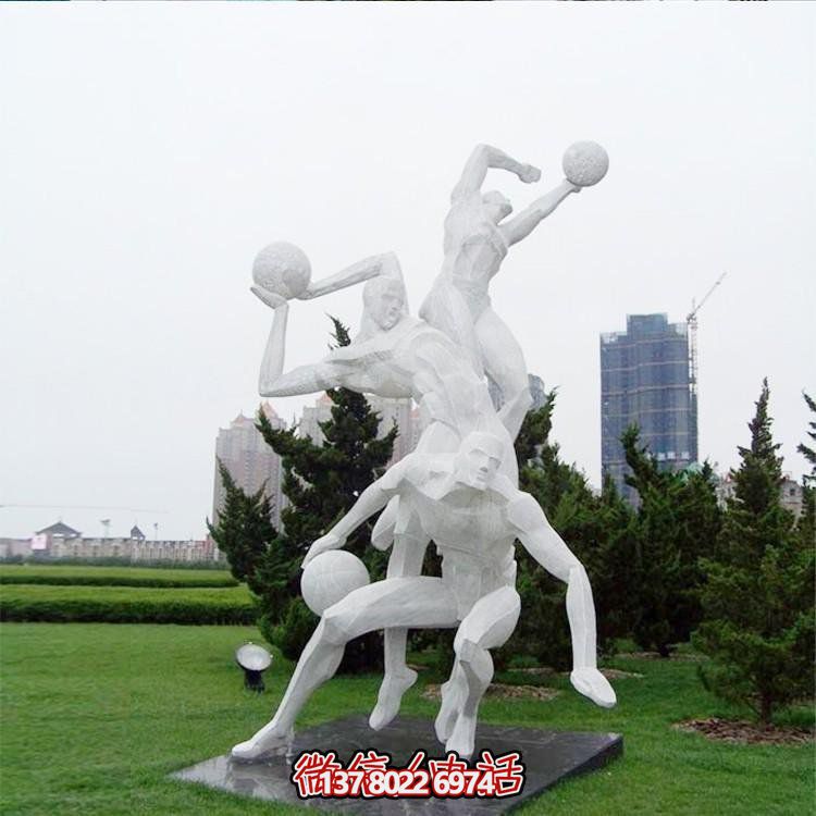 不銹鋼運動(dòng)題材打籃球人物校園廣場(chǎng)景觀(guān)抽象雕塑擺件