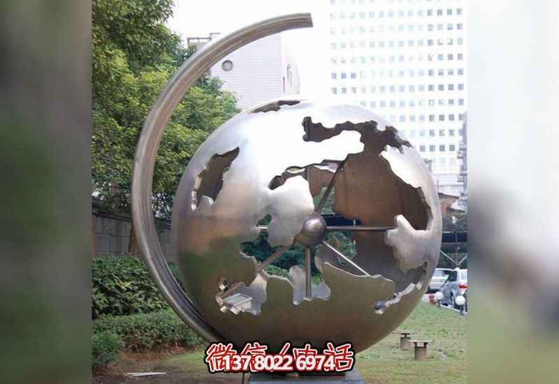 公園廣場(chǎng)創(chuàng )意抽象藝術(shù)鏡面不銹鋼地球儀雕塑 公園廣場(chǎng)創(chuàng )意抽象藝術(shù)鏡面不銹鋼地球儀雕塑